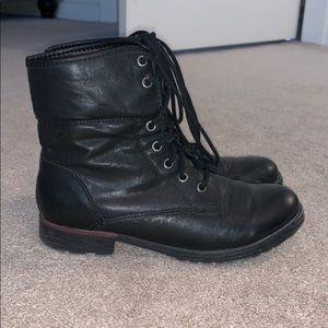 Black Combat boots